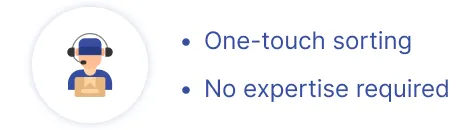 Achieve first-time right deliveries with Shipment Sorting AI