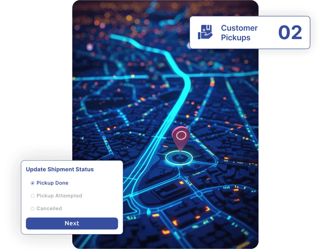 Re-route shipments dynamically