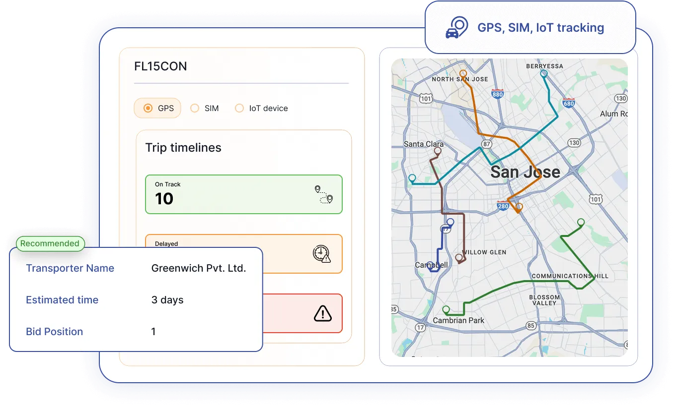 Delegate transportation to AI with an advanced TMS